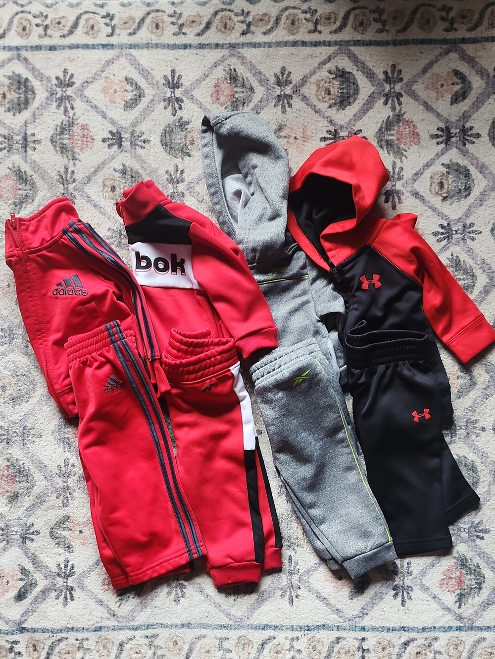 Adidas, Under Armour, Reebok And GAP Kids Track Suit Bundle Lot 3 To 6 Months